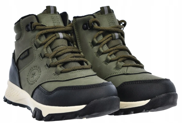 Dziecięcie buty zimowe Big Star UU374001 khaki