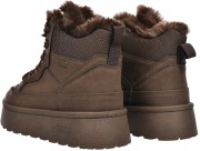 Damskie buty Big Star ocieplane UU274168 brązowy