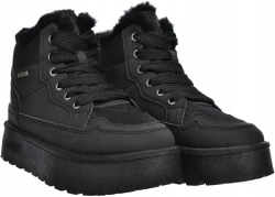 Damskie buty Big Star ocieplane UU274167 czarny