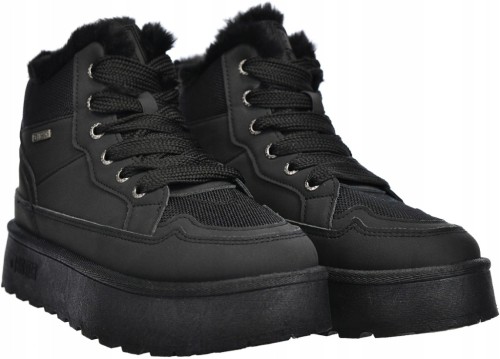 Damskie buty Big Star ocieplane UU274167 czarny