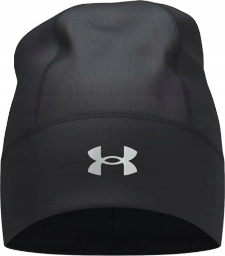 Czapka Under Armour sportowa biegowa termiczna 1380001-001 czarny