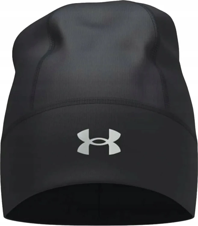 Czapka Under Armour sportowa biegowa termiczna 1380001-001 czarny