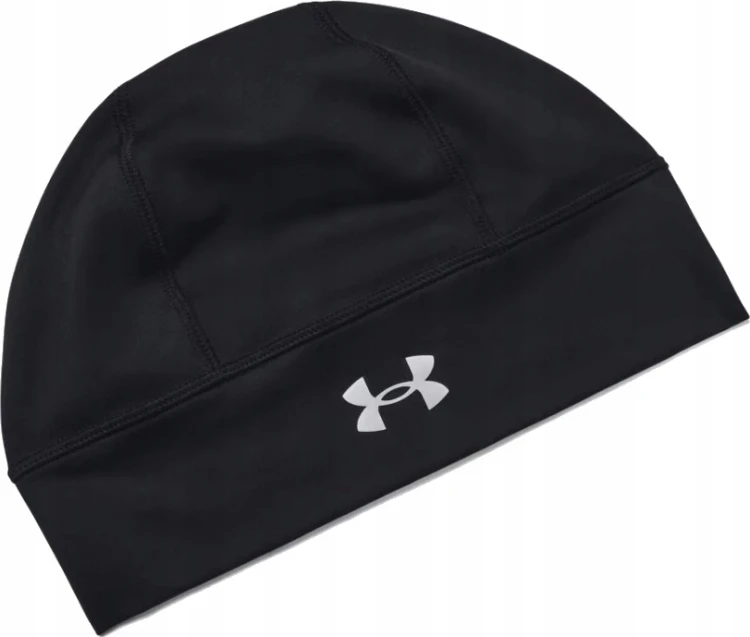 Czapka Under Armour sportowa biegowa termiczna 1380001-001 czarny