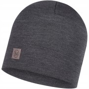 Ciepła czapka Buff MERINO HEAVYWEIGHT BEANIE 111170/937 szary