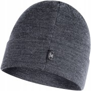 Ciepła czapka Buff MERINO HEAVYWEIGHT BEANIE 111170/937 szary