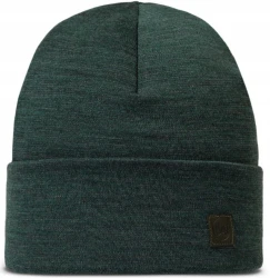 Ciepła czapka Buff MERINO HEAVYWEIGHT BEANIE 111170/809 zielony