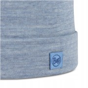 Ciepła czapka Buff MERINO HEAVYWEIGHT BEANIE 111170/704 niebieski
