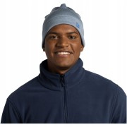 Ciepła czapka Buff MERINO HEAVYWEIGHT BEANIE 111170/704 niebieski