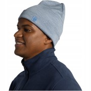 Ciepła czapka Buff MERINO HEAVYWEIGHT BEANIE 111170/704 niebieski