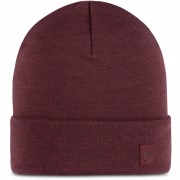 Ciepła czapka Buff MERINO HEAVYWEIGHT BEANIE 111170/653 bordowy