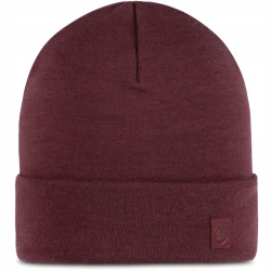 Ciepła czapka Buff MERINO HEAVYWEIGHT BEANIE 111170/653 bordowy