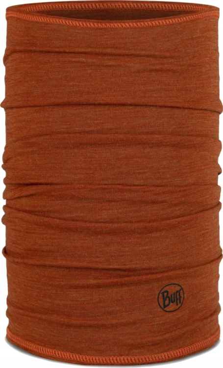 Komin bandana chusta BUFF Merino Lightweight 113010 330 pomarańczowy
