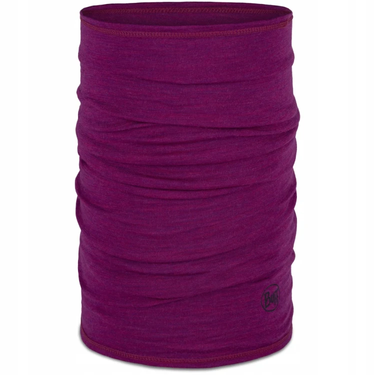 Komin bandana chusta BUFF Merino Lightweight 113010 535 fuksja