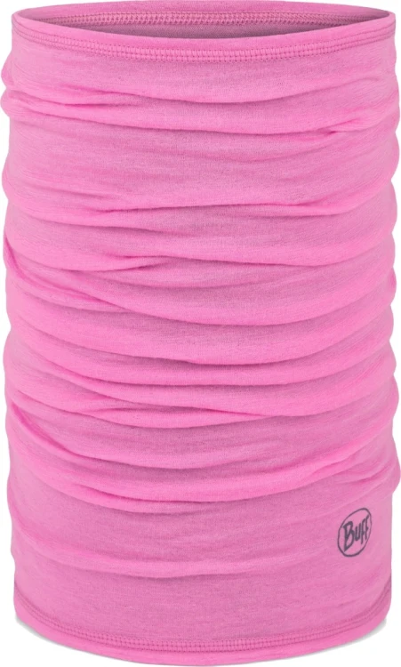 Komin bandana chusta BUFF Merino Lightweight 113010 568 różowy