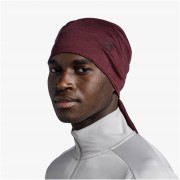 Komin bandana chusta BUFF Merino Lightweight 113010 653 bordowy