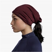 Komin bandana chusta BUFF Merino Lightweight 113010 653 bordowy