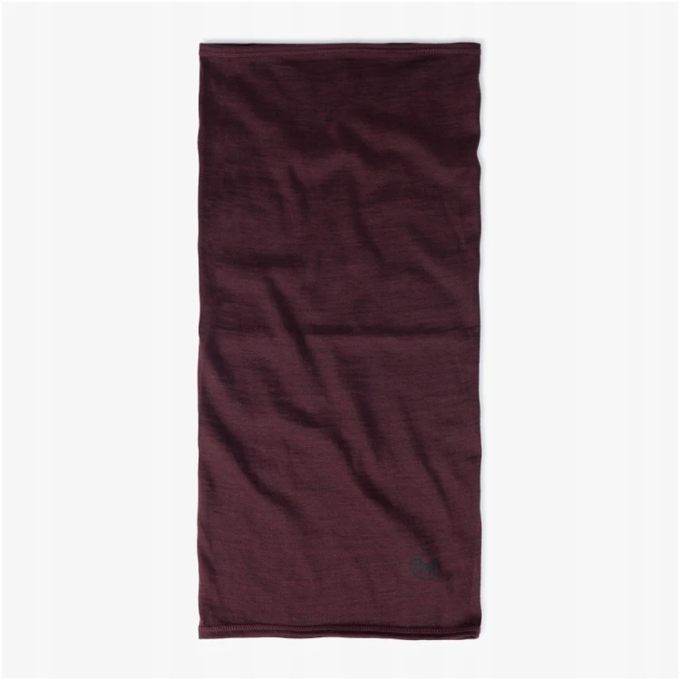 Komin bandana chusta BUFF Merino Lightweight 113010 653 bordowy