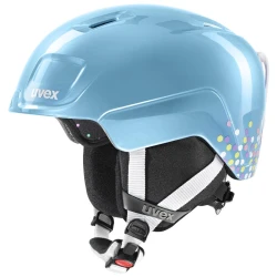 Dziecięcy kask narciarski Uvex HEYYA 56/6/252/5001 błękitny 