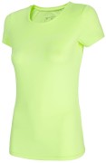 Damska koszulka fitness 4F NOSH4 TSDF004 zielony neon 45N.JPG