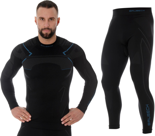 Męska bielizna Brubeck THERMO LS13040A + LE11840A czarny/niebieski.png